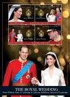Papua New Guinea 2011 - Royal Wedding of William and Kate Sheet of 4 Stamps MNH