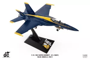 F/A-18E F/A-18, F-18 Super Hornet Blue Angels 2021 1/144 Scale Diecast Model - Picture 1 of 15