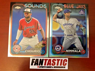 2024 Topps Pro Debut Baseball CHROME Card YOU PICK PDC-1 to PDC-200 - Image 1 of 2