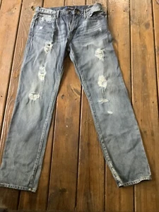 REGAL EXCHANGE Mens Ripped Distressed Marks Denim Jeans Pant Size 34x34 - Picture 1 of 7