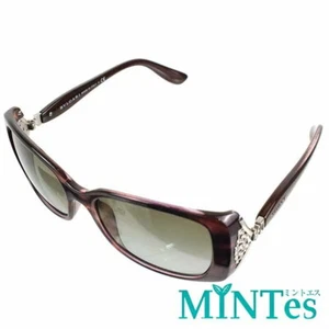 Auth BVLGARI 8099-B Rhinestone Sunglasses Purple Plastic UV Protection [Used] - Picture 1 of 6