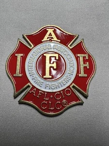 Antigua medalla de bombero antigua - Imagen 1 de 2