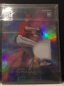 Parche de béisbol 2022 Panini Capstone Nick Lodolo Rookie Reds RM-NL - Imagen 1 de 2