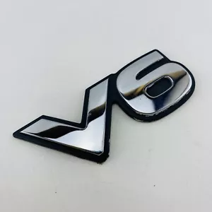 1998-2002 Honda Passport V6 Emblem Logo Letters Badge Rear Side Body Chrome F93 - Picture 1 of 6