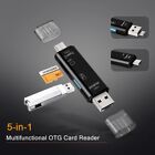 Lecteur de carte mémoire multifonction USB 2.0 type C/usb/micro USB/TF/SD otg