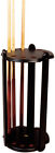 Buffalo Deluxe Black Round Cue Stand for 9 Cues