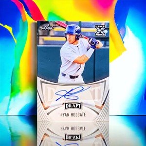 2021 Leaf Draft Ryan Holgate Rookie Prospect Auto XRC Cardinals Phillies