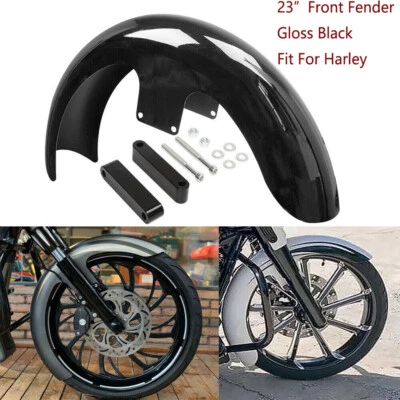 Guardabarros delantero personalizado envolvente de 23" para Harley Touring Electra Street Glide Road King Foto 1 de 4