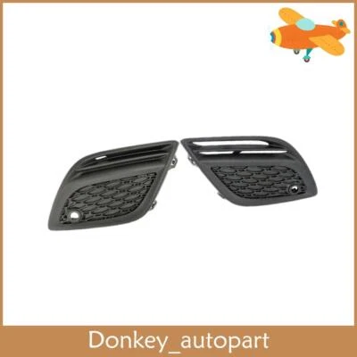 2x Front Bumper Fog Light Cover Grille Black for Volvo XC60 2011-13 Left + Right Foto 1 de 4