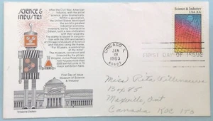 Scott 2031 FDC Science and Industry Aristocrat Cachet ADDRESSED - Picture 1 of 3