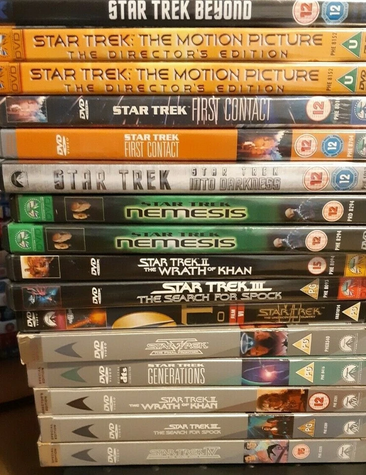 VARIOUS STAR TREK DVDS - GOOD PRICES - DROP DOWN CHOICE MULTI PURCHASE DISCOUNT - Image 1 of 1
