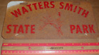Watters Smith State Park Harrison County West Virginia WV metal license plate