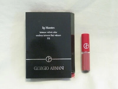 Giorgio Armani Lip Maestro Intense Velvet Color #501 Mauve Pink Mini Sz NEW - Image 1 of 2