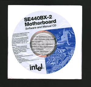 Software de controladores de placa base Intel SE440BX-2 y CD-ROM manual OEM 1998 - Imagen 1 de 1