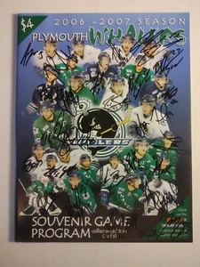 2006/2007 Plymouth Whalers Signed Program OHL James Neal Tom Sestito Jared Boll - Picture 1 of 11