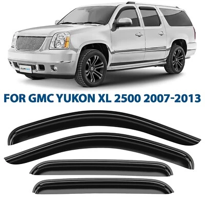 Rain Guards Vent Visors Shade for 2007-2013 GMC Yukon XL 2500 - Image 1 of 4