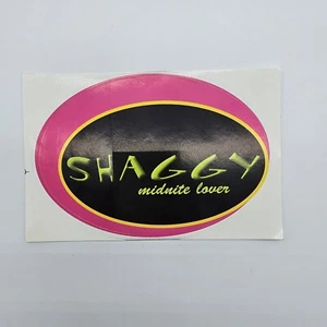 Vintage Shaggy Midnight Lover Sticker Decal 1997, Virgin Records - Imagen 1 de 5
