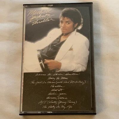 Michael Jackson - Thriller Cassette (1982) - Classic Album Beat It Billie Jean Foto 1 de 4