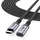 USB C Extension Cable 10ft USB Type C Extension Male to Female Braided Cord E...