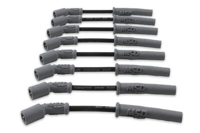 Conjunto de fios de vela de ignição MSD Ignition Racing 32813 GM LS1 Camaro 97 Vette preto NOVO  - Imagem 1 de 4