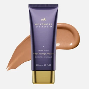 Westmore Beauty Body Coverage Perfector – Golden Radiance 3.5 oz Body Makeup - Picture 1 of 21