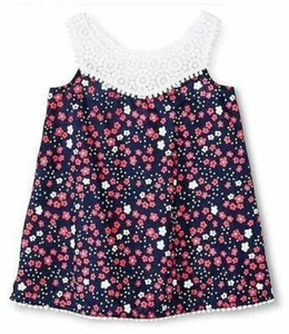 NWT Circo Toddler Girls 4th of July Red White Blue Floral Cover Up Dress 4T - Picture 1 of 1