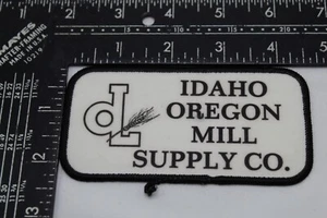 Sew On Patch Idaho Oregon Mill Supply Co 4.5'' x 2.25'' Advertising Patch Badge - Picture 1 of 1