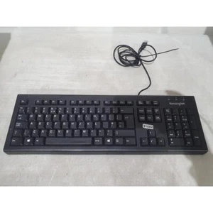 Kensington PK1100U Full Size Keyboard Black Wired USB QWERTY (Standard) 104-Keys - Picture 1 of 11