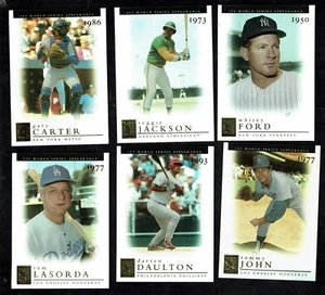 2003 Topps Tribute World Series 28 Card Lot Nice! - Picture 1 of 5