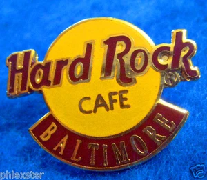 BALTIMORE EE. UU. CLÁSICO PEQUEÑO NARANJA LOGO TAC TRASERO 2LC Hard Rock Café PINS - Imagen 1 de 1