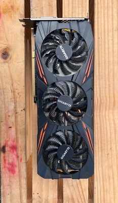 GIGABYTE Geforce GTX 1080 1080MHz 8GB DDR5 Gaming Graphics Card - Image 1 of 4