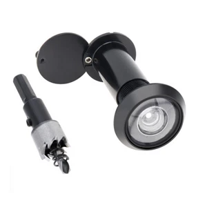 Door Viewer Peephole 220-degree Peephole for Front Door + 16mm/0.63inch Dril Bit - Picture 1 of 12