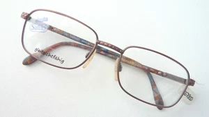 Safilo stabile Herrenbrille Metallfassung braun Federbügel in Hornoptik NEU Gr M - Bild 1 von 4