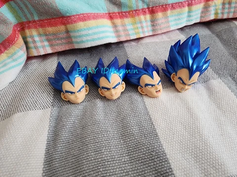 Demoniacal Fit SS Blue Evolution Custom Head Sculpt Set for SHF Vegeta Cover