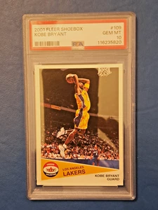 2001-02 Fleer Shoebox Collection - Kobe Bryant #109 PSA 10 GEM MT - Bild 1 von 1