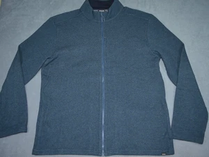 prAna Herren Gr. XL Route Tracker Full Zip Sweater Jacke Blau Wollmischung - Bild 1 von 10