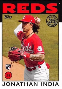 Actualización Topps 2021 '86 Topps #86B19 Jonathan India RC p41335 - Imagen 1 de 2