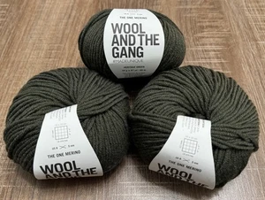 Wool And The Gang, The One Merino, 3 Knäuel, Heritage Green, US 8, 5mm - Bild 1 von 3