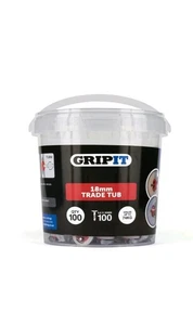 Gripit 18m Placa de Yeso Fijación Tapón Pared Anclaje Carga Máxima 74kg Rojo. - Imagen 1 de 2