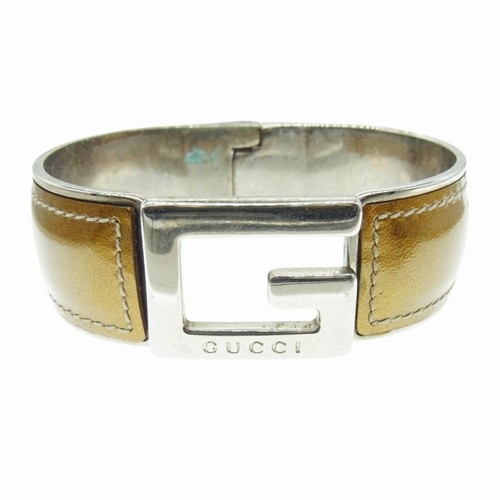 Bracciale Gucci G smalto bracciale oro argento usato0