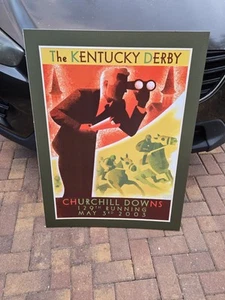 The Kentucky Derby Churchill Downs 129th Running May 2003 Matted Poster Rare! - Picture 1 of 10