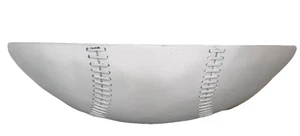 Unisex White Half Baseball Wall Mounted Shelf Wood/plaster Sports Kids Playroom - Picture 1 of 9
