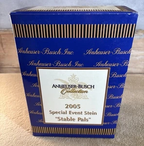 Anheuser Busch 2005 Special Event Stein “Stable Pals” CS614 (signed) New In Box - Picture 1 of 11