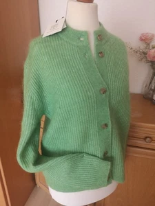 Second Female Neu & Etiketten Mohair Cardigan Gr. S Hellgrün  - Bild 1 von 8