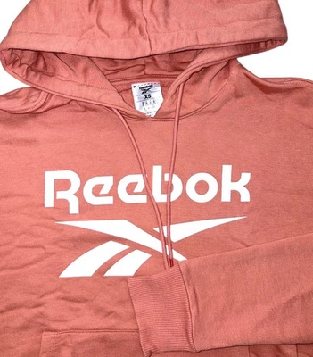 Sudadera con capucha para mujer Reebok XS sudadera logotipo de identidad coral polar pulóver Foto 1 de 4
