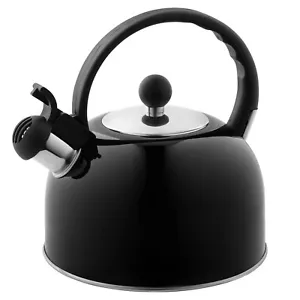 Venoly 2.5 Liter Tea Kettle - Modern Stainless Steel Whistling Tea Pot - Picture 1 of 31