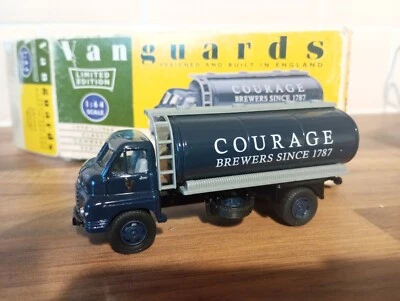 LLEDO VANGUARDS - BEDFORD S TYPE TANKER - COURAGE BEERS - 1:64 SCALE VA7004 - Image 1 of 4