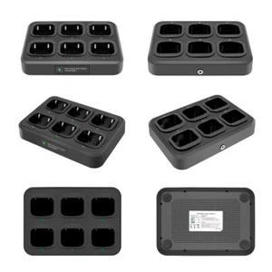6-Way Charger Adapter Charging For MD-390 MD-398 MD-368 MD-580 Walkie Talkie - Zdjęcie 1 z 9