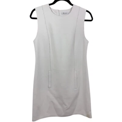 T Alexander Wang Sleeveless Shift Dress White 6 - Image 1 of 4