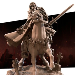 Light Cavalry - Battle Nun Sister - Bite the Bullet - 32mm Fantasy D&D Miniatur - Bild 1 von 12